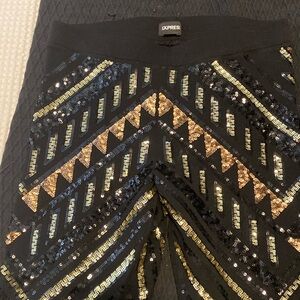Express Sequined High Rise Leggings